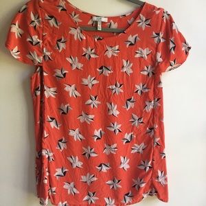 Joie Floral Silk Tee
